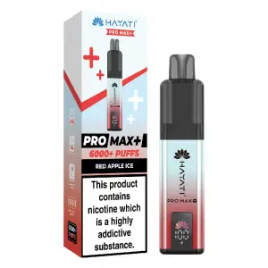 Red Apple Ice Hayati Pro Max Plus 6K Disposable Vape 20mg